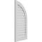 Ekena Millwork Quarter Round Top Right Surface Mount PVC Gable Vent w/ 3-1/2"W x 1"P Standard Frame, 20"W x 42"H GVPQR20X4201SF - alternate 5